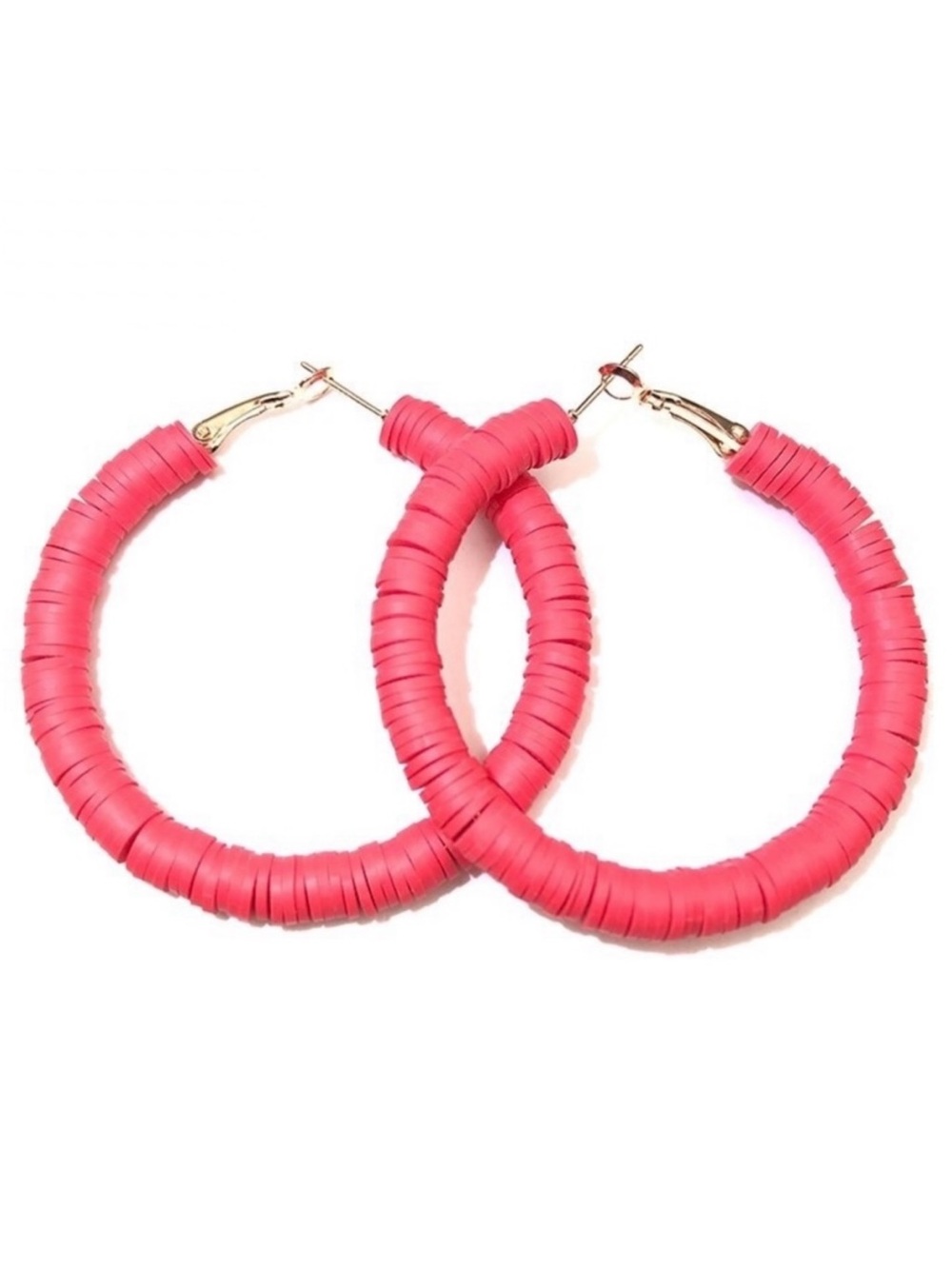 🍒3/$30 New Colorful Disc Hoops - Picture 9 of 11